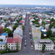 Una panorámica de las calles de Reikiavik.